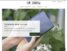 Tablet Screenshot of chicsparrow.com